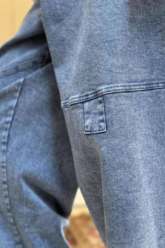 Duran Barrel Leg Jean Vintage Wash Denim 